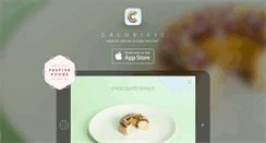 Desktop Screenshot of calorificapp.com